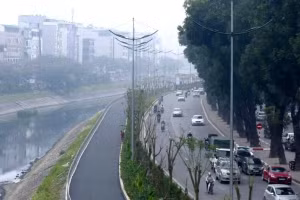 Thống nhất thí điểm làn đường dành cho xe đạp ven sông Tô Lịch tại Hà Nội