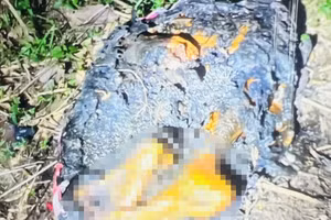 Thi thể được khẳng định là nam giới.