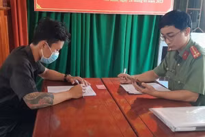 Cơ quan công an đã ra quyết định xử phạt ông D.