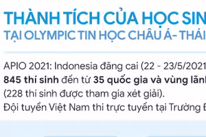 Inforgraphic thành tích của HS Việt Nam tại Kỳ thi Olympic Tin học Châu Á – Thái Bình Dương
