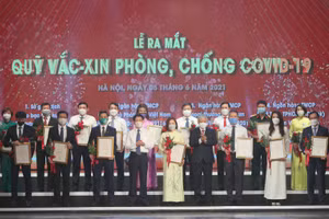 Lễ ra mắt Quỹ Vắc xin phòng chống Covid-19.