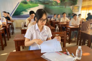 Thí sinh Đà Nẵng tham dự thi tốt nghiệp THPT năm 2023. 