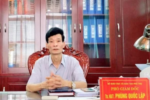 Ông Phùng Quốc Lập, Phó Giám đốc Sở GD&ĐT Phú Thọ.