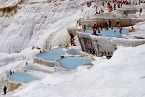 Suối nóng Pamukkale, Thổ Nhĩ Kỳ.