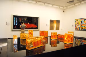 Các tác phẩm hóa thạch của Vương Thạo.