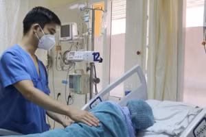 Bệnh nhân tiến triển tốt sau 2 ngày điều trị. Ảnh: BVCC.