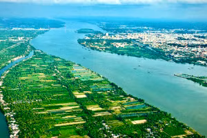 Đồng bằng sông Cửu Long là vựa nông nghiệp của hạ lưu sông Mê Kông.