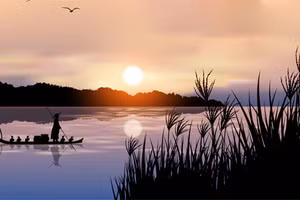 Thơ Nguyễn Giang đong đầy sự cô quạnh. Tranh minh họa.