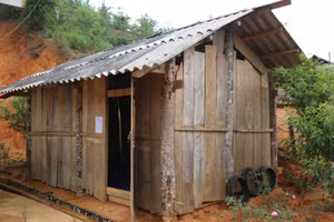 Điểm trường Huổi Khoang, thuộc Trường Mầm non Hoa Mai Nậm Mằn (Sông Mã - Sơn La) được dự kiến tu sửa.