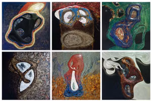 Tranh của Nguyễn Mạnh Cường.