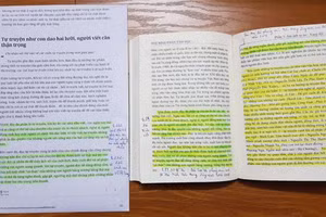 Đoạn trả lời phỏng vấn báo chí của TS Đỗ Hải Ninh (6/2018) đối chiếu với một số đoạn trong sách của tác giả Vũ Thị Trang.