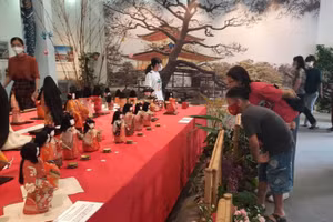 Triển lãm búp bê Hina tại Bảo tàng Phụ nữ Việt Nam.