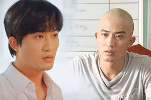 Hai hình ảnh trái ngược nhau của Doãn Quốc Đam trong 2 phim cùng phát sóng khung giờ vàng.