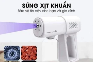 Nhiều loại súng phun khử khuẩn được giới thiệu trên thị trường.