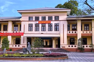 Phòng GD&ĐT huyện Như Xuân (Thanh Hóa) – nơi yêu cầu GV đi coi thi chéo để đánh giá học sinh tiểu học.