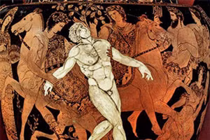 Talos trên một bức tranh cổ.
