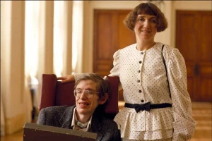 Stephen và Jane Hawking, ảnh chụp năm 1989, trước khi ly dị.