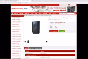 Bộ lưu điện UPS online HYUNDAI HD-20K2 giá thị trường chỉ 80 - 90 triệu đồng, nhưng giá trúng thầu lên đến trên 150 triệu đồng.