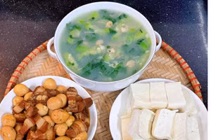 Cách nấu canh ngao với mướp, lá lốt vừa bổ vừa mát 