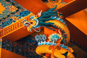 Con rồng được coi là một trong những cung hoàng đạo may mắn nhất, tượng trưng cho quyền lực, thành công và khôn ngoan. (Ảnh: ITN).