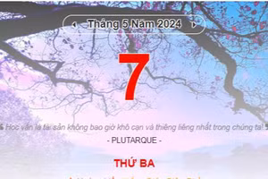 Lịch âm hôm nay - Xem lịch âm ngày 7/5