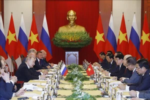 Tổng Bí thư Nguyễn Phú Trọng hội đàm với Tổng thống Liên bang Nga Vladimir Putin