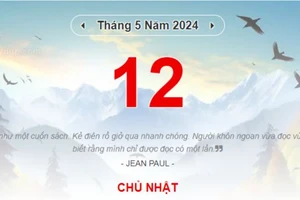Lịch âm hôm nay - Xem lịch âm ngày 12/5