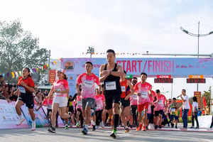 Giải chạy Điện Biên Phủ Marathon 2024 quy tụ gần 1.500 vận động viên tham gia.