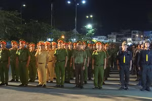 Công an Đồng Nai ra quân trấn áp tội phạm, giữ vững an ninh trật tự. 