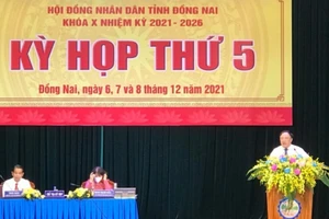 TS Phan Huy Anh Vũ, Giám đốc Sở Y tế Đồng Nai trả lời chất vấn.