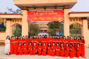 Nâng cao chất lượng dạy học ở ngôi trường trên quê hương Lưỡng quốc Trạng Nguyên.