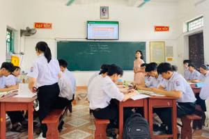 Đổi thay chất lượng dạy học ở ngôi trường vùng nông thôn mới Nghĩa Hưng.