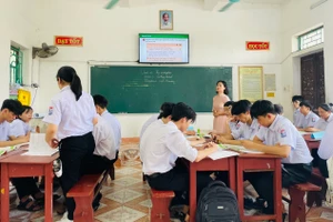 Đổi thay chất lượng dạy học ở ngôi trường vùng nông thôn mới Nghĩa Hưng.