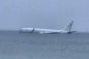 Hiện trường tai nạn máy bay.