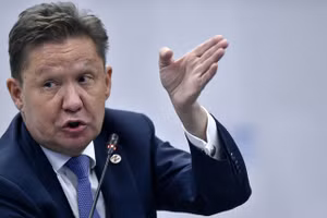Giám đốc điều hành Gazprom Aleksey Miller.