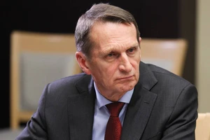 Giám đốc Cơ quan Tình báo Đối ngoại Nga Sergey Naryshkin. (Ảnh: TASS)