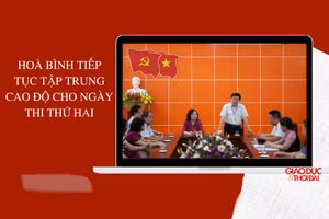 Hoà Bình tiếp tục tập trung cao độ cho ngày thi thứ hai