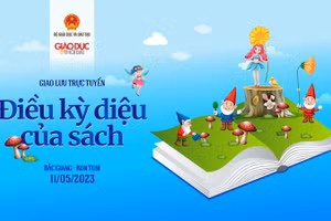 Giao lưu trực tuyến ‘Điều kỳ diệu của sách’