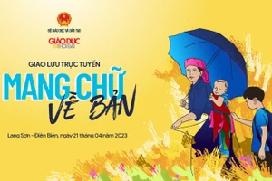 Giao lưu trực tuyến ‘Mang chữ về bản’