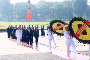 Lãnh đạo Đảng, Nhà nước vào Lăng viếng Bác nhân dịp 78 năm Quốc khánh 2/9