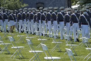 Học viên West Point dự lễ tốt nghiệp hồi tháng 6.