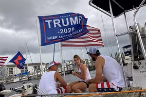 Những người ủng hộ TT Trump tại bang Louisiana.