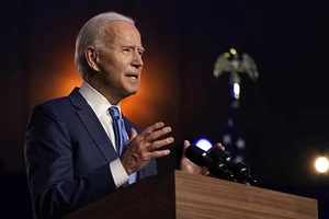 Ông Joe Biden có bài phát biểu trước quốc gia.