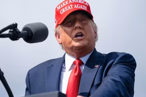 TT Trump trong một cuộc vận động tranh cử.