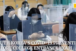 Hàn Quốc bước vào 2 tuần "cao điểm" chống dịch Covid-19 trước kỳ thi ĐH