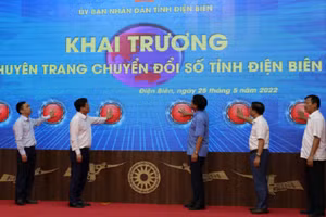 Tỉnh Điện Biên lập chuyên trang chuyển đổi số, tạo điều kiện thuận lợi để nhân dân truy cập.