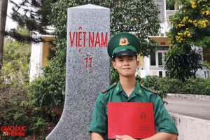 Trung sĩ Trần Trung Hội chiến sĩ Đồn Biên phòng cửa khẩu cảng Sa Kỳ, Bộ đội Biên phòng Quảng Ngãi.