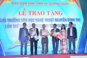 Giải thưởng văn học nghệ thuật Nguyễn Đình Thi năm nay được trao cho các tác giả có nhiều đóng góp trong lĩnh vực âm nhạc.