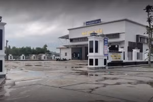 Trung tâm Đăng kiểm cơ giới 77-03D. Ảnh: L.H