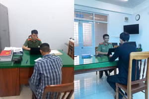 Cơ quan Công an làm việc với 2 chủ tài khoản Facebook đăng tải thông tin đinh tự “mọc” từ tay người phụ nữ.